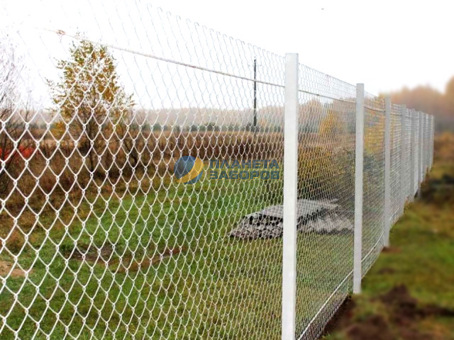 Изоюражение: Забор из сетки рабица